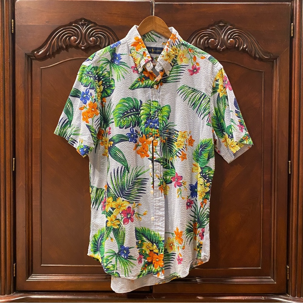 Polo Ralph Lauren Hawaiian Print Button Down Shirt